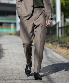 『イージーケア』LIFE STYLE TAILOR　ブラッシュドウールライクコンフォータブルパンツ