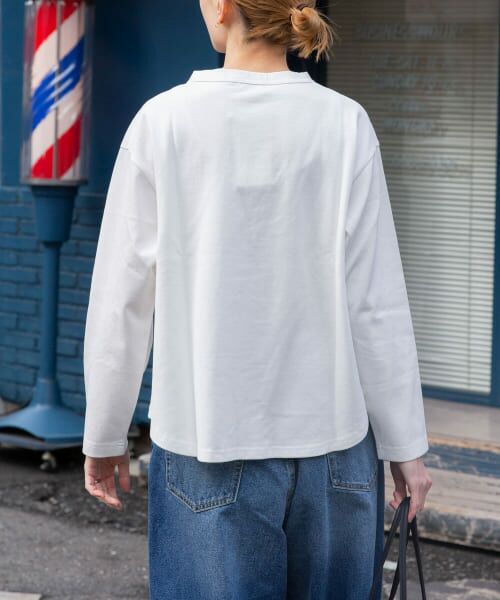 URBAN RESEARCH DOORS / アーバンリサーチ ドアーズ Tシャツ | FORK&SPOON　ボトルネックロングスリーブTシャツ | 詳細4