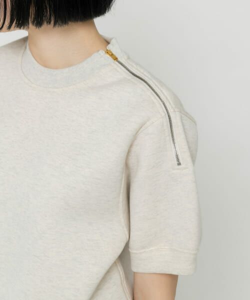 URBAN RESEARCH DOORS / アーバンリサーチ ドアーズ Tシャツ | unfil　double faced cropped half-sleeve top | 詳細13