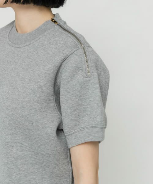 URBAN RESEARCH DOORS / アーバンリサーチ ドアーズ Tシャツ | unfil　double faced cropped half-sleeve top | 詳細7