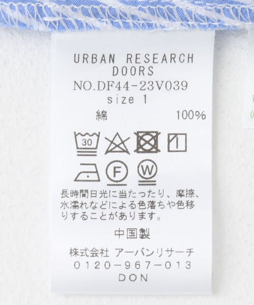 URBAN RESEARCH DOORS / アーバンリサーチ ドアーズ シャツ・ブラウス | 『WEB/一部店舗限定』FORK&SPOON　テントラインレギュラーカラーシャツ | 詳細18