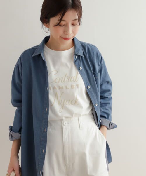 URBAN RESEARCH DOORS / アーバンリサーチ ドアーズ Tシャツ | ロゴプリントロングTシャツ | 詳細15