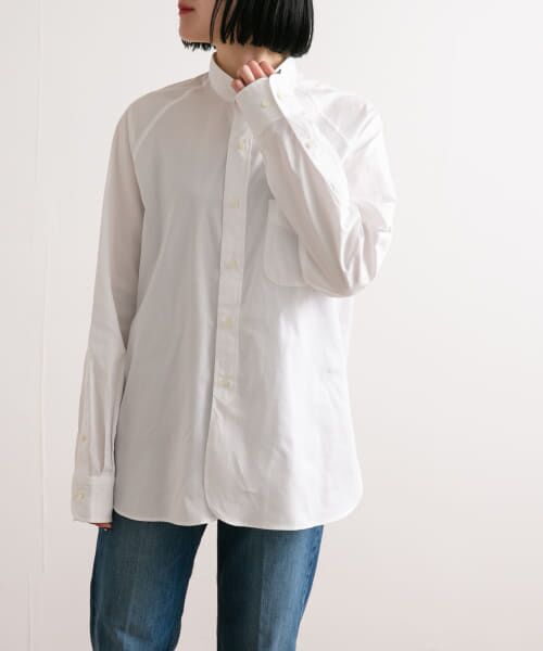 URBAN RESEARCH DOORS / アーバンリサーチ ドアーズ シャツ・ブラウス | Scye　FINX Cotton Oxford Shirts | 詳細2
