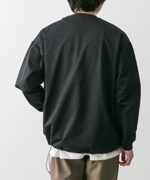 URBAN RESEARCH DOORS / アーバンリサーチ ドアーズ Tシャツ | 『一部WEB限定カラー』URD Drawstring Long-sleeve T-shirts | 詳細9