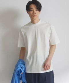 『UR TECH』防汚加工モックネックTシャツ