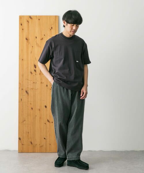 URBAN RESEARCH DOORS / アーバンリサーチ ドアーズ Tシャツ | add fabrics ポケットクルーネック Tシャツ | 詳細14