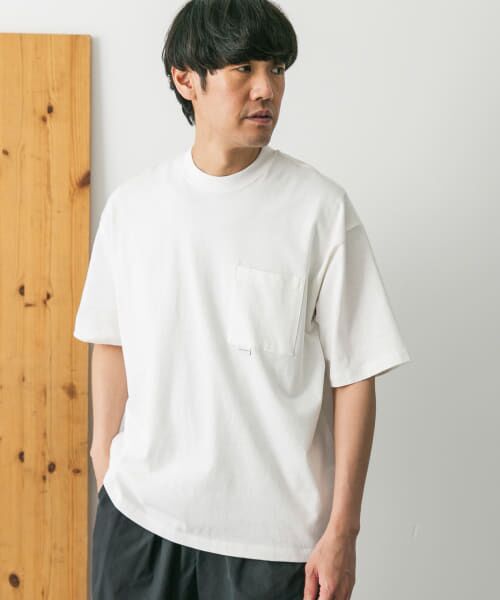 URBAN RESEARCH DOORS / アーバンリサーチ ドアーズ Tシャツ | add fabrics ポケットクルーネック Tシャツ | 詳細5