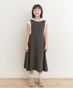 『WEB/一部店舗限定』『親子リンク』リネンレーヨンジャンパースカート(KIDS)