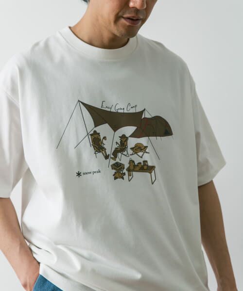 『別注』snow peak apparel×DOORS　EasyGoingCamp T-shirts