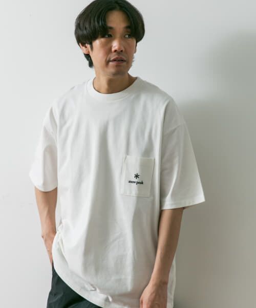 URBAN RESEARCH DOORS / アーバンリサーチ ドアーズ Tシャツ | 『別注』Snow Peak Apparel×DOORS　Pocket Logo T-shirts | 詳細1