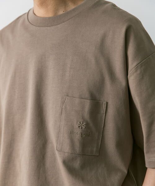 URBAN RESEARCH DOORS / アーバンリサーチ ドアーズ Tシャツ | 『別注』Snow Peak Apparel×DOORS　Pocket Logo T-shirts | 詳細17
