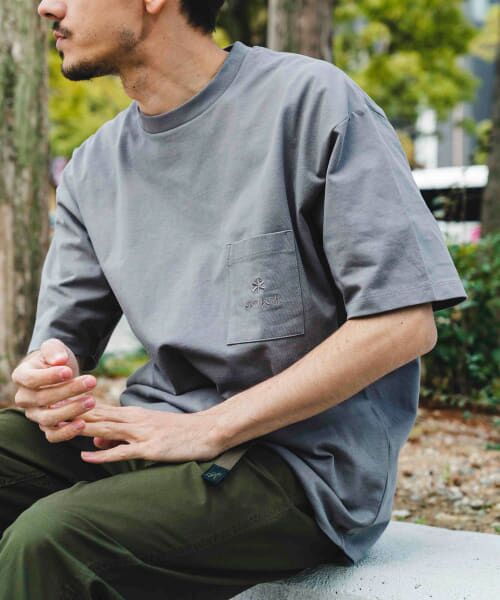 URBAN RESEARCH DOORS / アーバンリサーチ ドアーズ Tシャツ | 『別注』Snow Peak Apparel×DOORS　Pocket Logo T-shirts | 詳細22