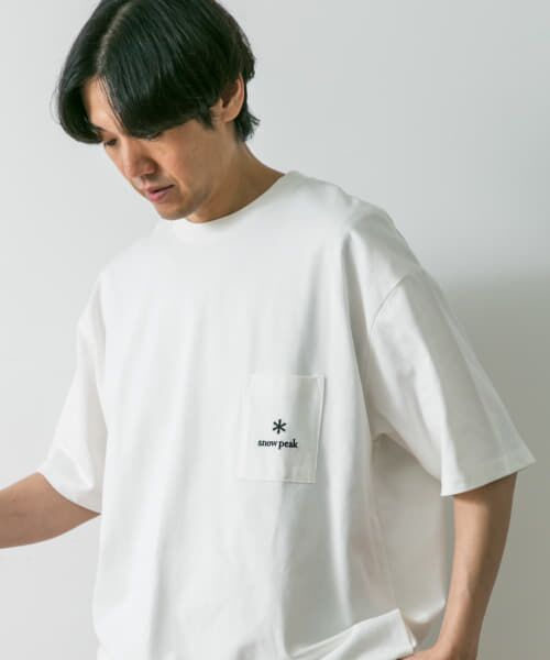 URBAN RESEARCH DOORS / アーバンリサーチ ドアーズ Tシャツ | 『別注』Snow Peak Apparel×DOORS　Pocket Logo T-shirts | 詳細4