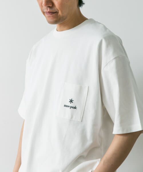 URBAN RESEARCH DOORS / アーバンリサーチ ドアーズ Tシャツ | 『別注』Snow Peak Apparel×DOORS　Pocket Logo T-shirts | 詳細7