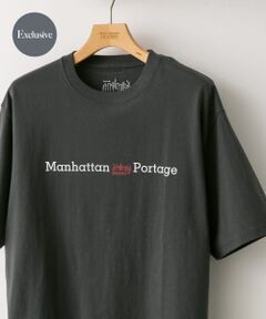 『別注』Manhattan Portage×DOORS　胸ロゴ プリント Tシャツ