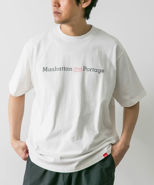 URBAN RESEARCH DOORS / アーバンリサーチ ドアーズ Tシャツ | 『別注』Manhattan Portage×DOORS　胸ロゴ プリント Tシャツ | 詳細1