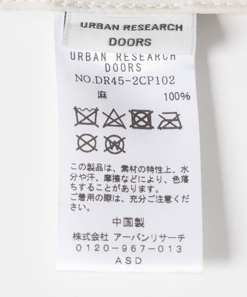 URBAN RESEARCH DOORS / アーバンリサーチ ドアーズ キャップ | リネンキャップ | 詳細12