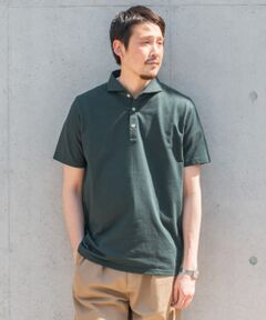 『吸水速乾』LIFE STYLE TAILOR　カッタウェイ半袖プルオーバー