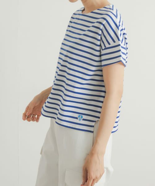 URBAN RESEARCH DOORS / アーバンリサーチ ドアーズ Tシャツ | 『一部別注カラー』ORCIVAL　BOATNECK SHORT-SLEEVE PULLOVER | 詳細10