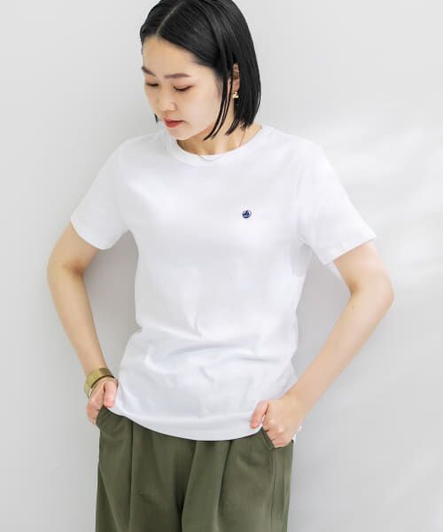 URBAN RESEARCH DOORS / アーバンリサーチ ドアーズ Tシャツ | 『別注』PETIT BATEAU×DOORS　embroidery t-shirts | 詳細2