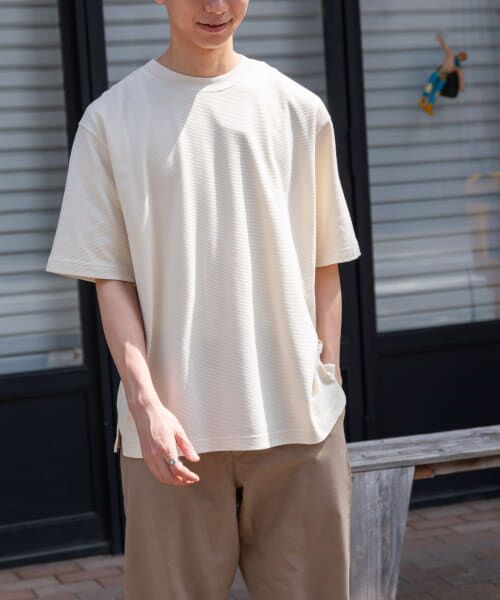 URBAN RESEARCH DOORS / アーバンリサーチ ドアーズ Tシャツ | FORK&SPOON　TCワッフルショートスリーブTシャツ | 詳細1