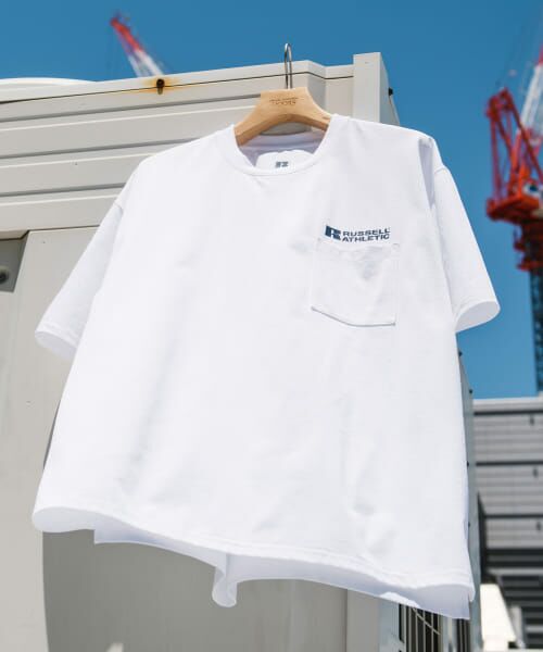 『別注』RUSSELL ATHLETIC×DOORS　DRY-POWER S/S T-shirts