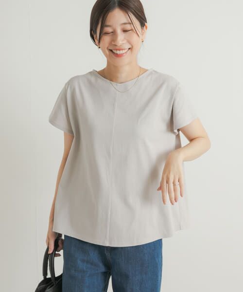 URBAN RESEARCH DOORS / アーバンリサーチ ドアーズ Tシャツ | 『UR TECH ひやサラクール』Vネックフレンチプルオーバー | 詳細10