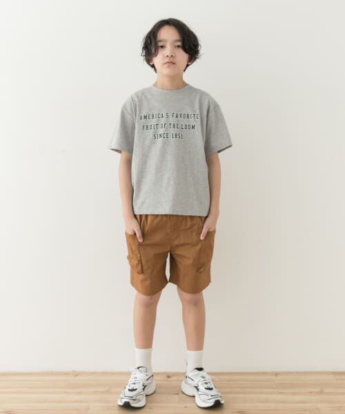 URBAN RESEARCH DOORS / アーバンリサーチ ドアーズ パンツ | 『WEB/一部店舗限定』コットンサイドポケットショーツ(KIDS) | 詳細2