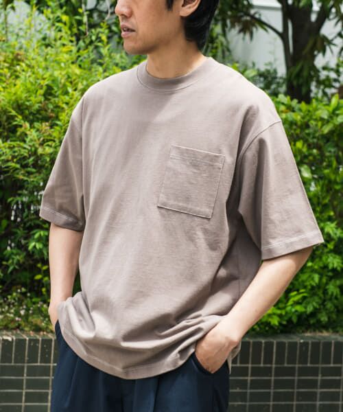 URBAN RESEARCH DOORS / アーバンリサーチ ドアーズ Tシャツ | 配色ステッチクルーネックポケットTシャツ | 詳細16