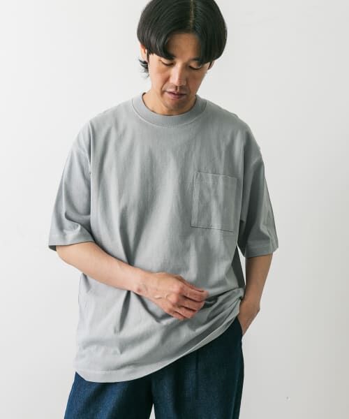 URBAN RESEARCH DOORS / アーバンリサーチ ドアーズ Tシャツ | 配色ステッチクルーネックポケットTシャツ | 詳細23