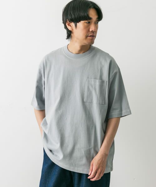 URBAN RESEARCH DOORS / アーバンリサーチ ドアーズ Tシャツ | 配色ステッチクルーネックポケットTシャツ | 詳細24