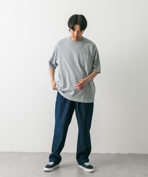 URBAN RESEARCH DOORS / アーバンリサーチ ドアーズ Tシャツ | 配色ステッチクルーネックポケットTシャツ | 詳細29