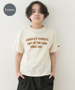 『別注』FRUIT OF THE LOOM×DOORS　ロゴプリントTシャツ(KIDS)