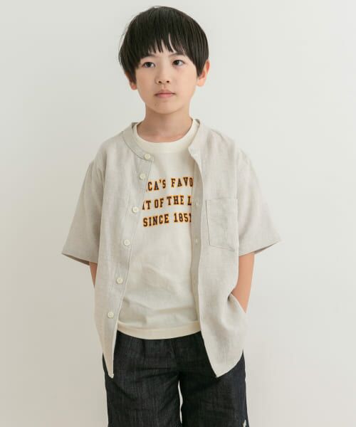 URBAN RESEARCH DOORS / アーバンリサーチ ドアーズ トップス | 『別注』FRUIT OF THE LOOM×DOORS　ロゴプリントTシャツ(KIDS) | 詳細8