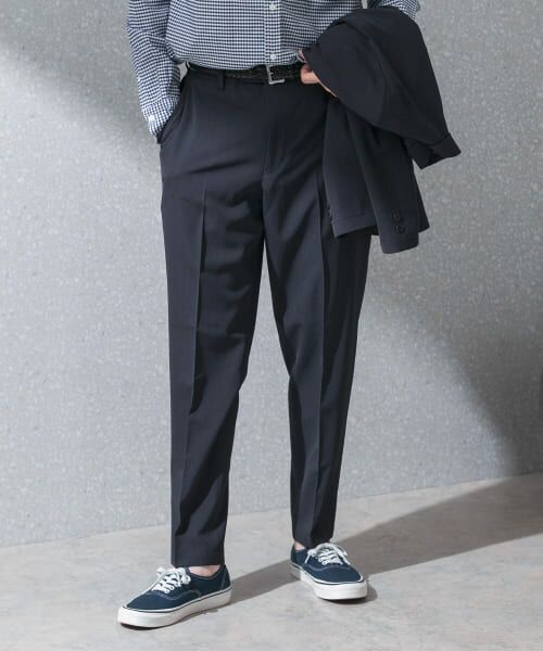 URBAN RESEARCH DOORS / アーバンリサーチ ドアーズ スラックス・ドレスパンツ | 『洗濯可/防シワ』LIFE STYLE TAILOR　カルゼストレッチコンフォータブルパンツ | 詳細28