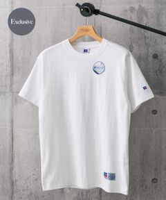 『別注』RUSSELL ATHLETIC×DOORS　USA Cotton Basic Tee