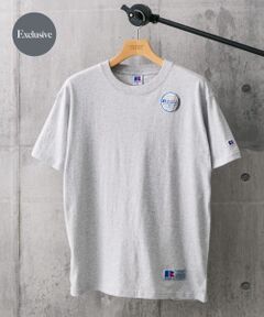 『別注』RUSSELL ATHLETIC×DOORS　USA Cotton Basic Tee