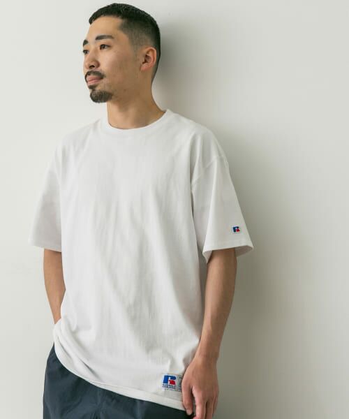 URBAN RESEARCH DOORS / アーバンリサーチ ドアーズ Tシャツ | 『別注』RUSSELL ATHLETIC×DOORS　USA Cotton Basic Tee | 詳細4