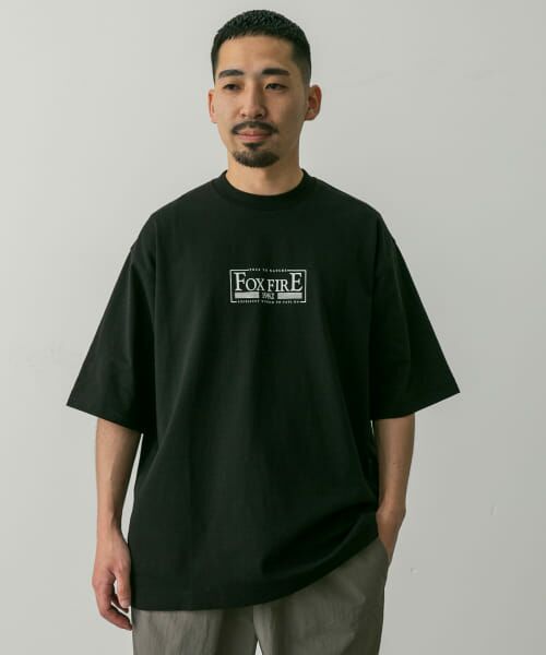 URBAN RESEARCH DOORS / アーバンリサーチ ドアーズ Tシャツ | 『別注』Foxfire×DOORS　胸ロゴプリントTシャツ | 詳細1