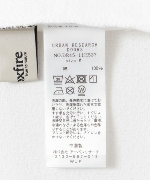 URBAN RESEARCH DOORS / アーバンリサーチ ドアーズ Tシャツ | 『別注』Foxfire×DOORS　胸ロゴプリントTシャツ | 詳細30