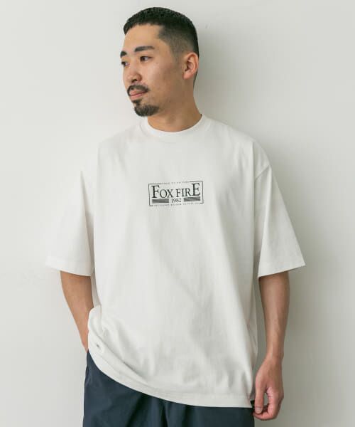 URBAN RESEARCH DOORS / アーバンリサーチ ドアーズ Tシャツ | 『別注』Foxfire×DOORS　胸ロゴプリントTシャツ | 詳細8