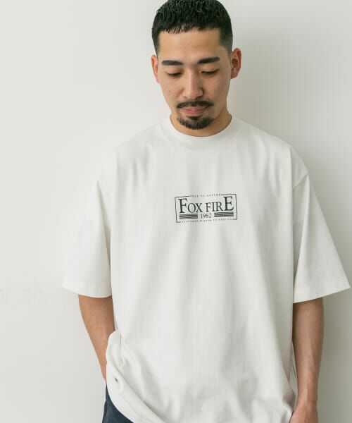 URBAN RESEARCH DOORS / アーバンリサーチ ドアーズ Tシャツ | 『別注』Foxfire×DOORS　胸ロゴプリントTシャツ | 詳細9