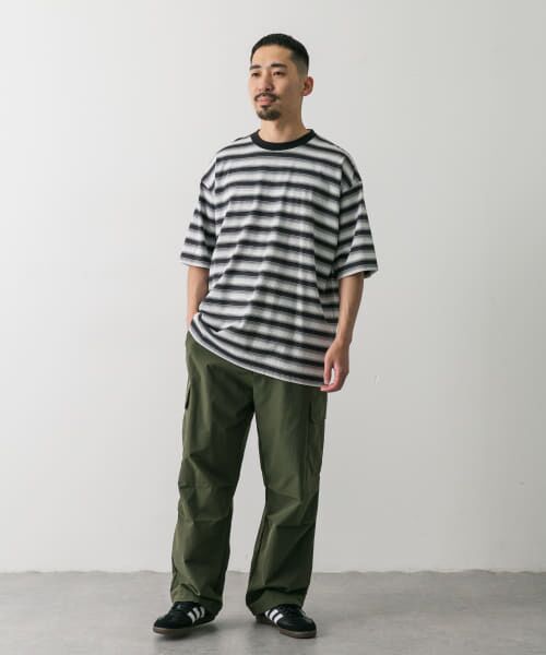 URBAN RESEARCH DOORS / アーバンリサーチ ドアーズ Tシャツ | グラデーションボーダー ショートスリーブ Tシャツ | 詳細20