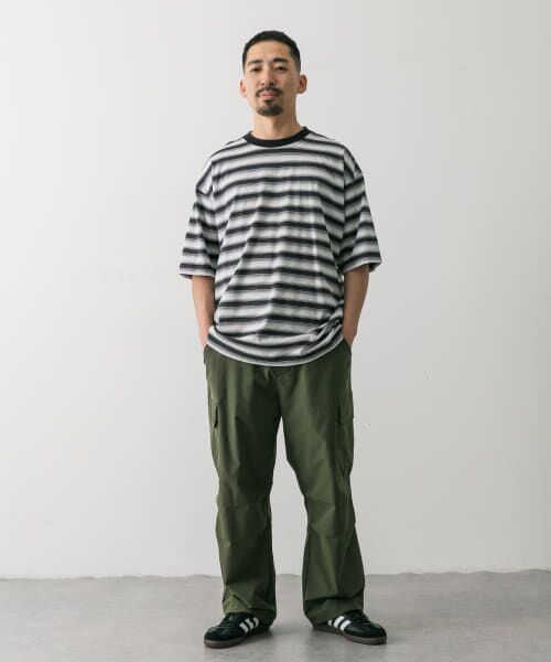 URBAN RESEARCH DOORS / アーバンリサーチ ドアーズ Tシャツ | グラデーションボーダー ショートスリーブ Tシャツ | 詳細21