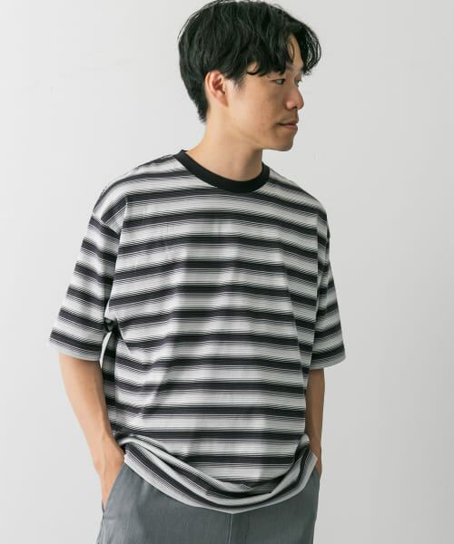 URBAN RESEARCH DOORS / アーバンリサーチ ドアーズ Tシャツ | グラデーションボーダー ショートスリーブ Tシャツ | 詳細24