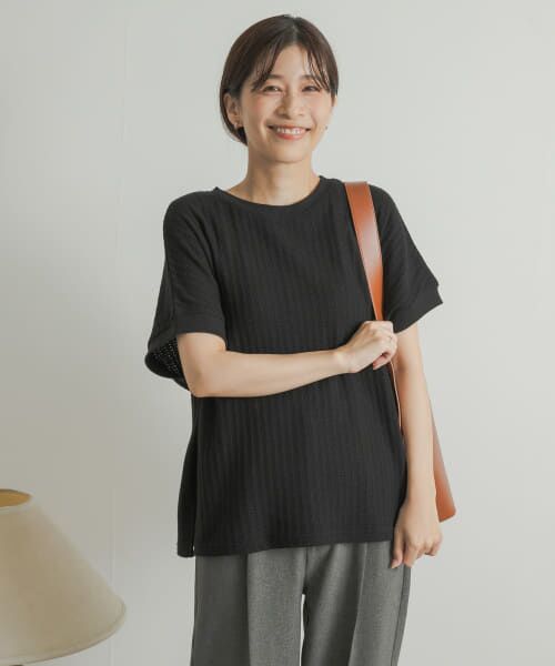 URBAN RESEARCH DOORS / アーバンリサーチ ドアーズ Tシャツ | 柄編みカットプルオーバー | 詳細19