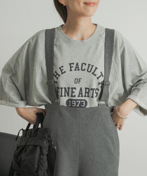 URBAN RESEARCH DOORS / アーバンリサーチ ドアーズ Tシャツ | ミニ裏毛BIGスリーブロゴプルオーバー | 詳細20