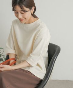 『UR TECH』USAコットン5分袖ロールスリーブTシャツ