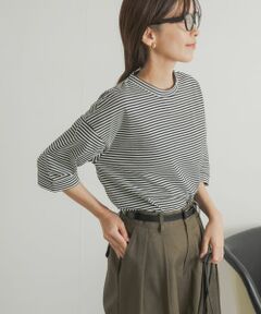 『UR TECH』USAコットン5分袖ロールスリーブTシャツ