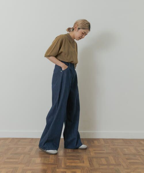 URBAN RESEARCH DOORS / アーバンリサーチ ドアーズ デニムパンツ | Denim Tuck Wide Pants | 詳細12